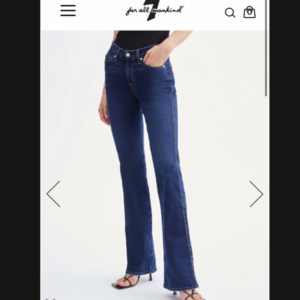 Seven Jeans- kimmie bootcut -stretch -34 length